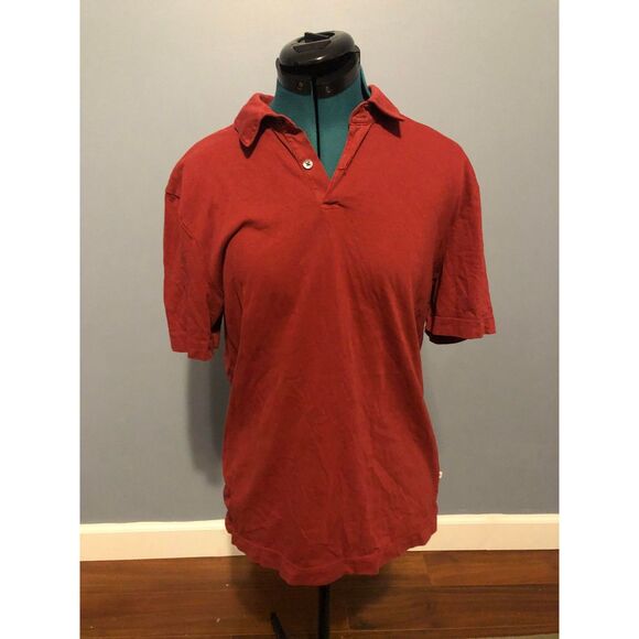 Standard James Perse Antique Rose Red Polo Shirt, size 1, Small - Picture 5 of 5